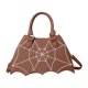 thumbnail image 2 of Bolso bandolera informal de cuero con diseño de murciélagos divertidos de Halloween, bolso de hombro con cadena de PU, 2 of 6
