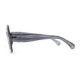 thumbnail image 4 of Minimalistic Thick Plastic Large Round Mod Sunglasses Slate Pink, 4 of 4