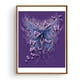 thumbnail image 1 of de Pintura de Diamante 5D DIY Por Número, Pinturas Imitación de / Pntas de Completo para Decoraci Mariposa púrpura Soledad 5D pintura diamante bricolaje animal, 1 of 10