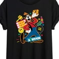 thumbnail image 3 of Disney - Goofy Sticker Look - Women's Oversized T-Shirt, 3 of 5