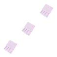 thumbnail image 3 of Baohd Extension Strap Bra Extender Buckle 3 Rows 3 Hooks Women Multicolor Lengthened Band Lingerie Replacement Intimates pink 3Set, 3 of 6