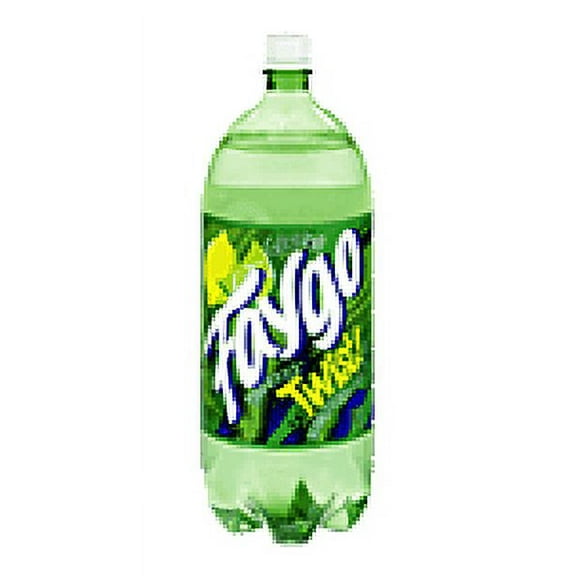Faygo Twist Lemon Lime Flavored Soda, 2 L