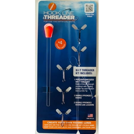 UPC: 0712038327119 | Complete Hook Line & Threader Kits. Choose from 7 Different Hook Sizes
