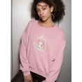 thumbnail image 2 of Anime Schoolgirl In Surprise Sweatshirt Women -Image by Shutterstock, Female Small, 2 of 4