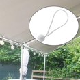 thumbnail image 5 of GFDYREE Ball Bungee Cords 6 Inch Bungee Cords with Balls Tarp Bungee Cords with Balls Small Bungee Cords with Ball End White Ball Bungee Cord for Camping Shelter Projector Screen, 5 of 5