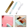 thumbnail image 3 of Bolígrafo de lámina caliente con cable USB Decoración de bricoje Bolígrafo de dibujo Punta de 1,5 mm Rollo de lámina caliente Conjuntos de de Azul Sunnimix juego de bolígrafos, 3 of 8