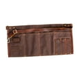 thumbnail image 2 of Aymzbd Waxed Canvas Tool Waist Apron Adjustable Belt 19.7x9.8inch Versatile Woodworking Brown, 2 of 9
