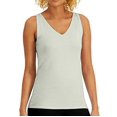 thumbnail image 3 of ALFANI Intimates White V-Neck Sleeveless Tank Sleep Shirt Pajama Top M, 3 of 3