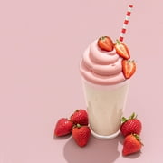 Keto Chow CORE Strawberry Cream (Unsweetened) Ultra Low-Carb Meal Shake, Single Meal