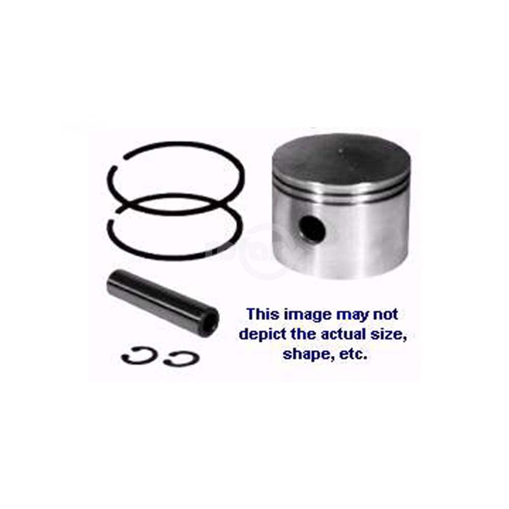 LawnBoy Standard F Engine Piston & Ring Set. Piston has a small hole