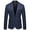 Navy, variant on Suit Jacket for Men,Men's Blazer Slim Fit Suit Jacket for Men One Button Coat for Wedding
