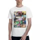 thumbnail image 3 of Camiseta novedosa Breaking Bad GTA Collage para hombre y mujer, cuello redondo, 100 % algodón, manga corta, tallas S a 4XL, 3 of 5