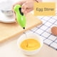 thumbnail image 4 of Batidor de huevos eléctrico Cateissary de mano espumador de leche acero inoxidable verde, 4 of 6