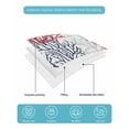 thumbnail image 5 of Quilts Twin-XL Size Bedding Set, Red Navy Blue Coral Coastal Lightweight Quilted Comforter, Summer Beach Seaside Nautical Soft Bedspread Coverlet with Pillow Covers for All Season, 68" x 98", 5 of 7