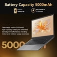 thumbnail image 6 of SHBIV 14" Windows 11 Laptop, 8GB RAM 256GB SSD, Intel 6500Y with 2 Cores, FHD IPS, Type-C PD, 1080p Laptop for School & Home Office (Gray), 6 of 7
