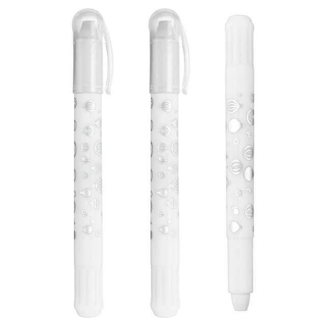 Uxcell Watercolor Gel Crayon, 3Pcs Washable Twist Crayons for Coloring Drawing Painting, White
