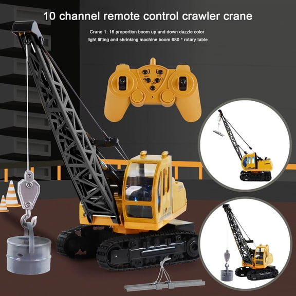 Vikszoy Car Toys Clearance! RC 10-Channel Tractor Truck Car 2.4G Remote Control Engineering Vehicle