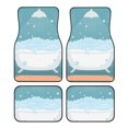thumbnail image 1 of Fotbe Bathtub with Soap Bubbles Juego de 4 Tapetes para Auto con Estampado – Alfombrillas de Goma Reforzada, Diseño Antideslizante, Protección para Todo el Año – Vehículos, Autos, Camionetas y SUVs, 1 of 7