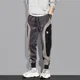 thumbnail image 5 of Pantalones holgados y ajustados con múltiples bolsillos para hombre, pantalones cargo ajustados para hombre, pantalones multibolsillos de licra, pantalones de diseño de alta calidad, estilo Harajuku E, 5 of 5