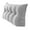Chalk Gray, variant on PEACHWELL Triangular Reading Bed Rest Pillow Large Bolster Cushion Headboard Backrest Wedge Pillow with Removable Cover and Two Large Side Pockets Teal 47 Inches