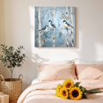 thumbnail image 4 of Canvas Wall Art Spring Blue Bird Canvas Art Print Oil Painting Tree Pictures Wall Decor for Living Room Bedroom Artwork Decorations Stretched Framed Ready to Hang 8"x8", 4 of 9