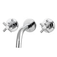 thumbnail image 1 of Ancona Prima Two Handle Wall Mounted Bathroom Faucet in Chrome, 1 of 7