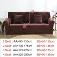 thumbnail image 1 of Funda de sofá de felpa en forma de L, cubierta elástica para muebles de sala de estar, Chaise Longue, esquinero, 1 of 4