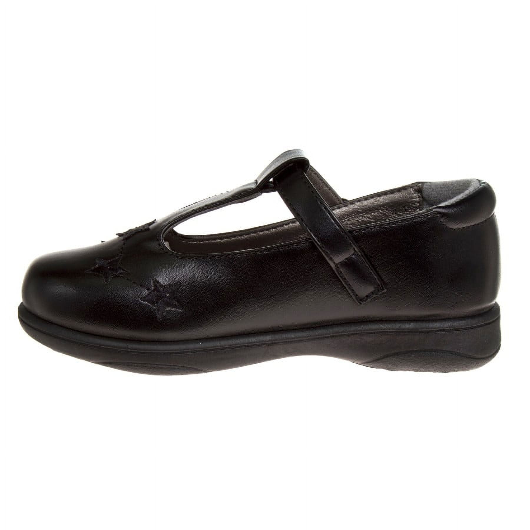 French Toast Little Kids Girls' Faux Leather Buckle School Shoes - Black, Size: 12
