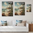 thumbnail image 4 of Designart "Tropical Vibes Beach Photo XXVII" Nautical & Beach Print on Natural Pine Wood, 4 of 5