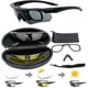 thumbnail image 3 of Gafas militares KEWITY a prueba de balas tácticas para exteriores lentes polarizadas de tres piezas, 3 of 3