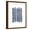 Brown Frame, variant on Art.com Indigo Stitchy II Art Print by Nikki Galapon, 12" x 16"