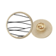 thumbnail image 1 of Textura irregular línea Broche de oro metálico circular, 1 of 3
