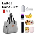 thumbnail image 3 of Bolsa de almuerzo HSHRICH, grande, 12 L, aislante, a prueba de fugas, 3 of 6