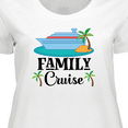 thumbnail image 4 of Inktastic Family Cruise Vacation Trip Women's Plus Size T-Shirt, 4 of 5