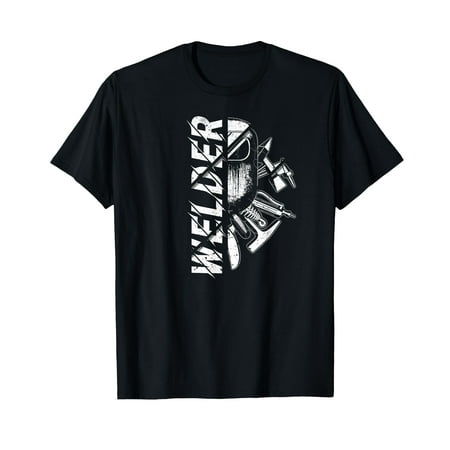 

Welding Helmet With Fabricator Fabrication Tools Welder T-Shirt-4XL