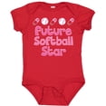thumbnail image 3 of Inktastic Future Softball Star Girls Baby Bodysuit, 3 of 5