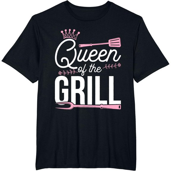 Queen Of The Grill Smoked Meat BBQ Barbecue T-Shirt