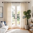 thumbnail image 7 of KoshiMe 1 Inch Bronze Wrap-Around Curtain Rod, 66"-120" Heavy Duty Industrial Curtain Rods for Windows, Mount Wall or Ceiling,Easy Install, 7 of 7