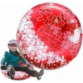 thumbnail image 1 of Danhjin Bouée de Neige Ski Circle pour l'Hiver, Gonflable, 31 Pouces, Luge Robuste pour Enfants, 1 of 6