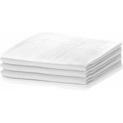 Men's White Cotton Handkerchiefs 3-Pack by Umo Lorenzo