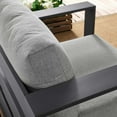 thumbnail image 5 of Tahoe Outdoor Patio Powder-Coated Aluminum Armchair Gray Gray, 5 of 9