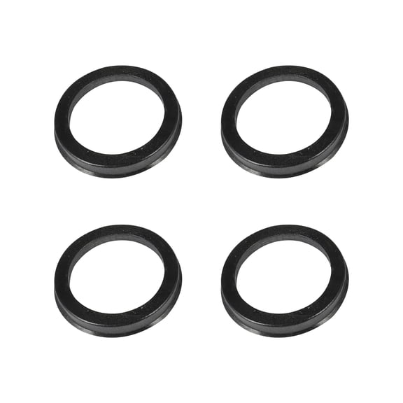 ECCPP Wheel Hub Centric Rings Ring 4PCS 73mm to 56.15mm 73 OD 56.15 ID black Plastic Hubrings
