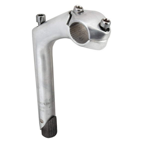 Sunlite Aluminum 2-Bolt Stem Road Quill 80mm Clamp 25.4mm 25 Deg Silver Aluminum