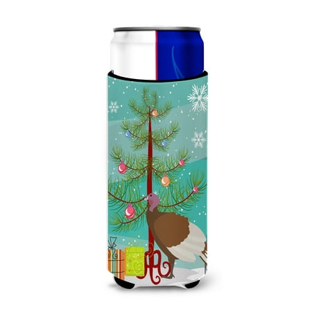 Bourbon Red Turkey Hen Christmas Michelob Ultra Hugger for slim cans