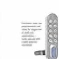 thumbnail image 3 of Salsbury 22290SLV Electronic Lock For Extra Wide Designer Wood Locker Door - Silver, 3 of 3