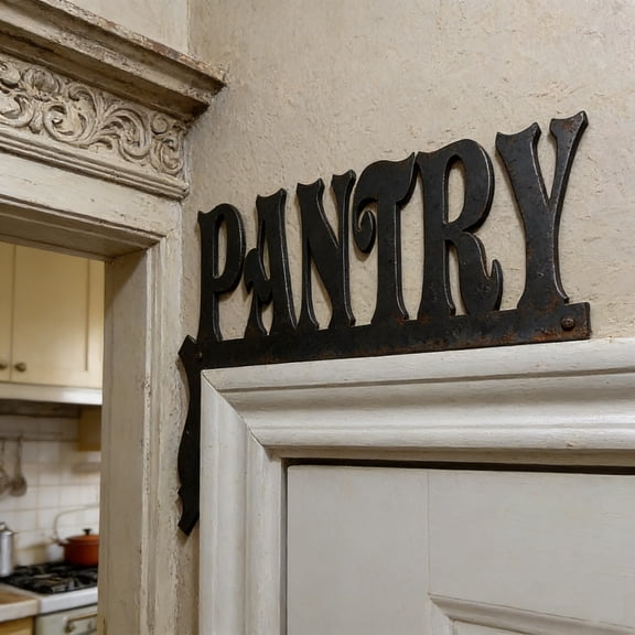 HELLOYOUNG Vintage Kitchen Sign Hand Painted Farmhouse Wall Decor Rustic Wood Plaque for Home Hanging Living Room Housewarming Gift