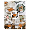 thumbnail image 4 of Orange Black Grey Cloth Napkins Washable Set of 1, Middle Century Irregular Geo Abstract Art Reusable Dinner Table Napkins Cloth Bulk for Weddings Kitchen Restaurants Hotel Events Party 20 x 20 Inch, 4 of 9
