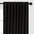 thumbnail image 2 of Chanasya Blue Velvet Curtains Panel Set 2 -Piece - Classy Partial Blackout Curtain Room Darkening Curtains Drapes for Living Room Bedroom Patio - Window Treatment - 108 Inch Length Long - Midnight, 2 of 5