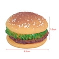 thumbnail image 3 of Squeaky Dog Toy, Lifelike Hamburger Shape, Reduce Destructive Behavior, Enhance Owner Pet Relationship, 3 of 8