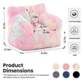 thumbnail image 6 of Foam Filled Bean Bag Chair, Plush Corduroy Lazy Sofa, 6 of 8